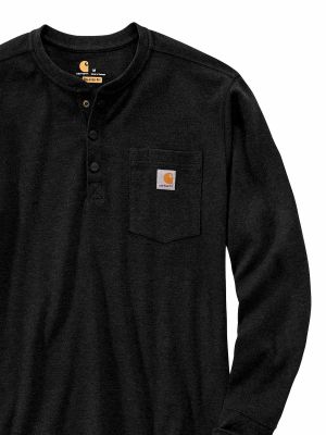 Carhartt 104429 Thermal Henley Pocket T-Shirt Long Sleeve