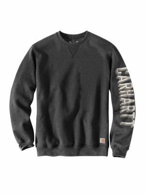 Carhartt 104904 Fleece Crewneck Graphic Sleeve Sweatshirt