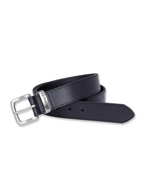 A0005511 Belt Leather Jean - Carhartt-Black BLK-W36