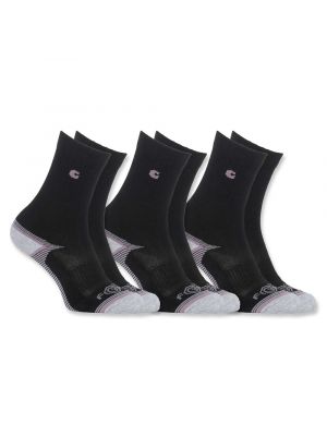 Carhartt WA642-3 Force® Performance Sock 3-Pair - Black