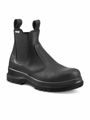 F702919 High Safety Shoe S3 Chelsea Carter Waterproof Carhartt 71workx Black 001 front