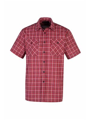 Farsund Work Shirt Cotton Storvik 71workx Red Checked 0520-4.3 RED front