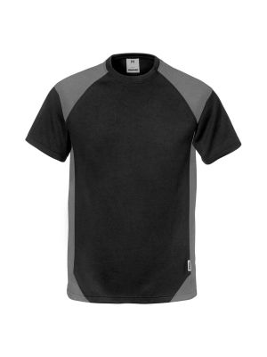Fristads Work T-shirt 7046 THV 71workx Black grey 122396-996 front