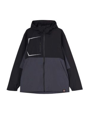 Generation Waterproof Work Jacket - New Grey/Black - Dickies - front