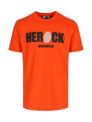 Herock Eni Work T-shirt Short Sleeve Logo 23MTS2101OR Orange 71workx front