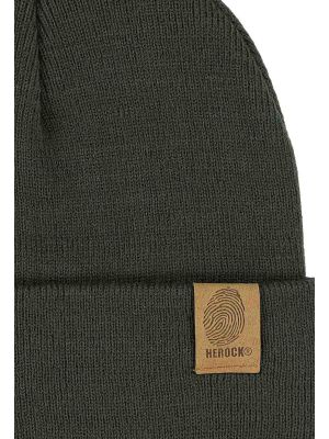 Herock Hat Knitted Hebo - Dark Khaki