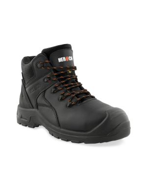 Herock Talin High Safety Shoes S3S 21MSS2301BK Black 71workx right front