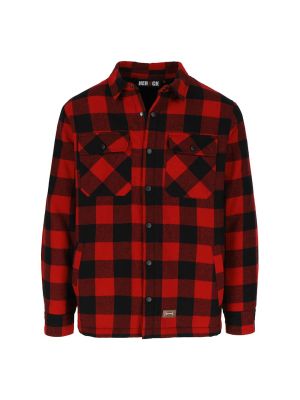 Herock Lumberjack Shirt Flannel Sherpa Puro 71workx Red 23MJC2301DRD Front