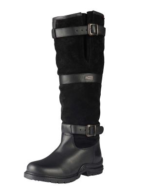 Highlander Boot Lined Leather - Black - Horka - front