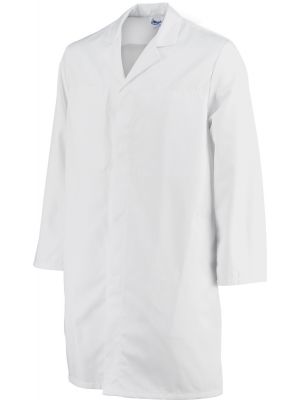 Low Care Long Coat Luik White - Orcon Workwear