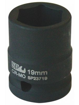 Socket 1/2' Dr Metric Impact 6Point - SP Tools