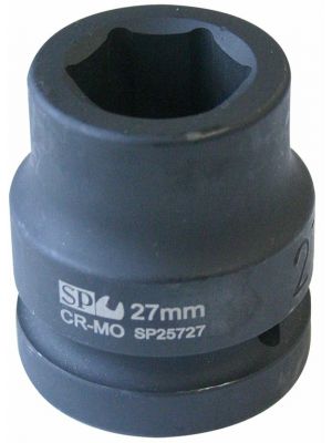 Socket 1' Dr Metric Impact 6 point - SP Tools