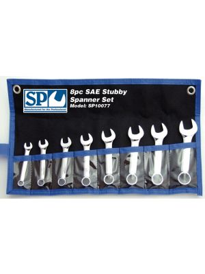 Combination Spanner Set 11pc Metric - Stubby - SP Tools