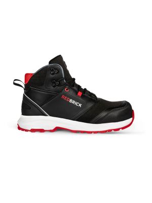 Redbrick High Safety Shoes Pulse S3 S3 Black Red 32321 71workx right