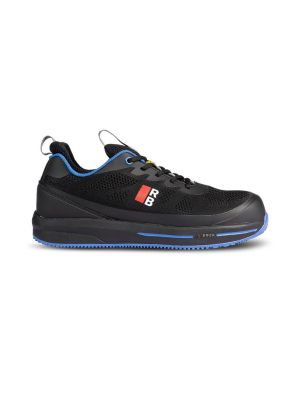 Redbrick Low Safety Shoes Motion Star AF S1PS ESD 31445 Black Blue 71workx right