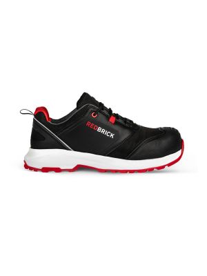 Redbrick Low Safety Shoes Pulse S3 Overnose Black Red 32323 71workx right