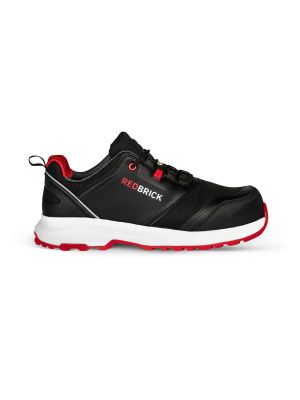 Redbrick Low Safety Shoes Pulse S3 Black Red 32320 71workx right