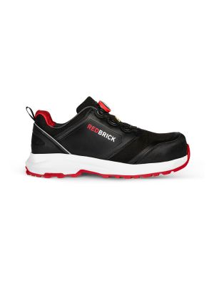 Redbrick Low Safety Shoes Pulse Speed Lace S3 Black Red 32325 71workx right