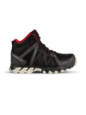 Reebok Safety Shoe Trail Grip 1052 S3 71workx Black Red 50132 right