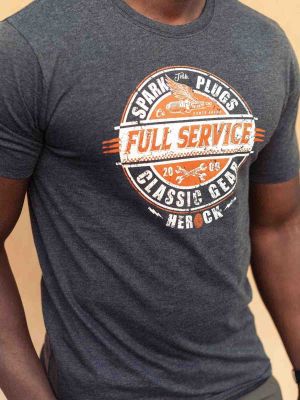 Service Work T-shirt Graphic Logo - Herock