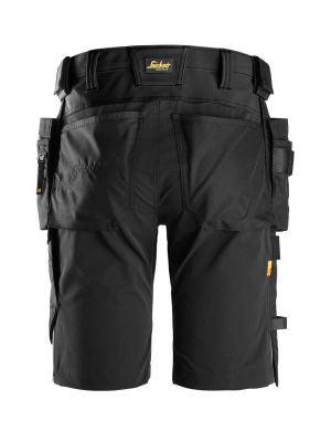 Snickers Work Shorts Holster Pockets 4-Way Stretch 6175 Black
