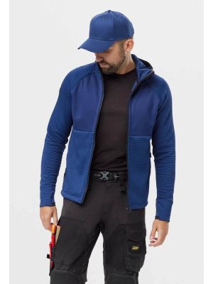 Snickers Midlayer Hoodie with Zipper 8405 - Blue