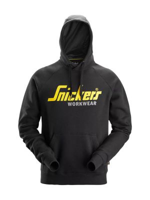 Snickers Work Hoodie Classic Logo 2899 71Workx Black 0400 front