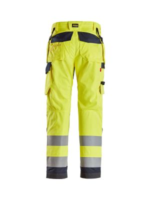 Snickers Work Trousers High Vis Holster Pockets 6260 - Navy