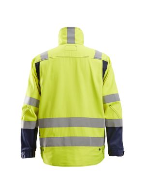 Snickers Work Jacket High Vis 1633 Yellow Navy 