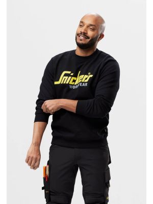 Snickers Work Sweater Classic Logo 2898 - Black