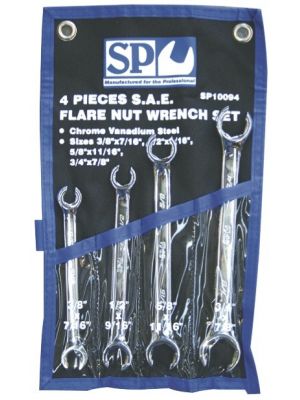  Spanner Set 4pc Piece Flare SP10094 - SP Tools