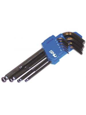 Hex Key Set Metric 9pc Ball Drive - SP Tools