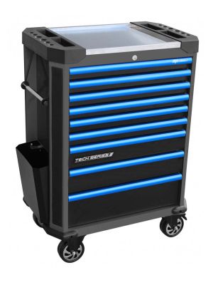 SP42265 Tech Series Roller Cabinet 9-drawers Black/Blue - SP Tools 71WorkX