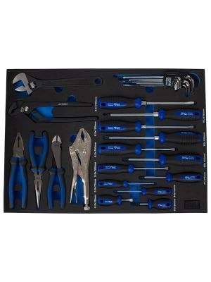 Screwdrivers, Pliers & Hex keys 27pc in EVA - SP Tools
