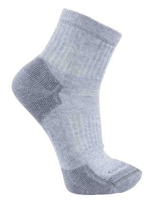SQ6103M Work Socks Cotton Midweight Quarter 3-pack - Carhartt