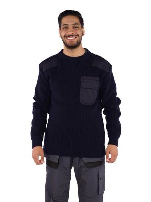 Commando Sweater Melbourne Navy - Storvik