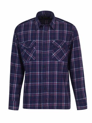 Storvik Flannel Work Shirt Dawson 050-DES 2-2 71workx front