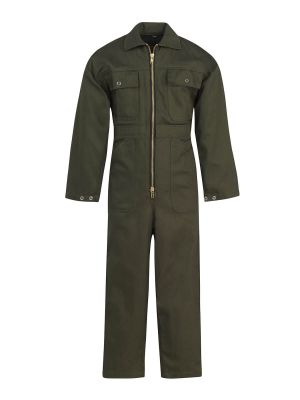 Storvik Kids Overall Nicky 1821 olive green 71workx front