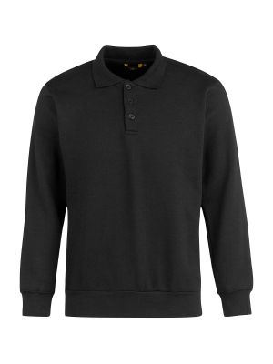 Storvik Napoli Work Polo Sweater 3603 Black 71workx front