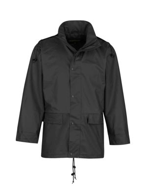 Storvik Stretch Rain Jacket Uppsala 6370-ZW black 71workx front