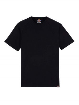 Temp-IQ Work T-Shirt UV Breathable Black - Dickies - front