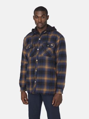 Work Shirt Flannel with Hood Fleece - Dickies