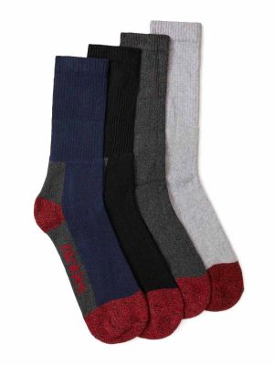 Work Socks Cushion Crew 5-Pack Assorted Colours Dickies DK0A4XUVAS01 Dickies 71workx front