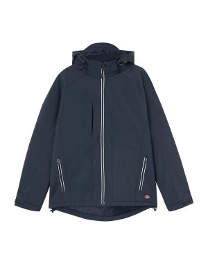 Winter Softshell Work Jacket Navy Blue - Dickies - front