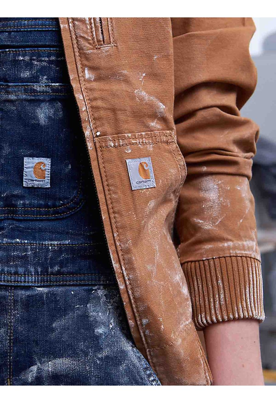 102524 Women's Work Jacket Canvas Rugged Flex Carhartt Brown 211