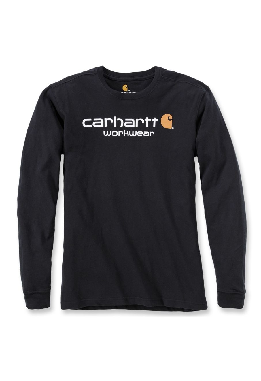 charbon ロゴ Tシャツ Carhartt 102564 Core Logo T-Shirt l/m - Black