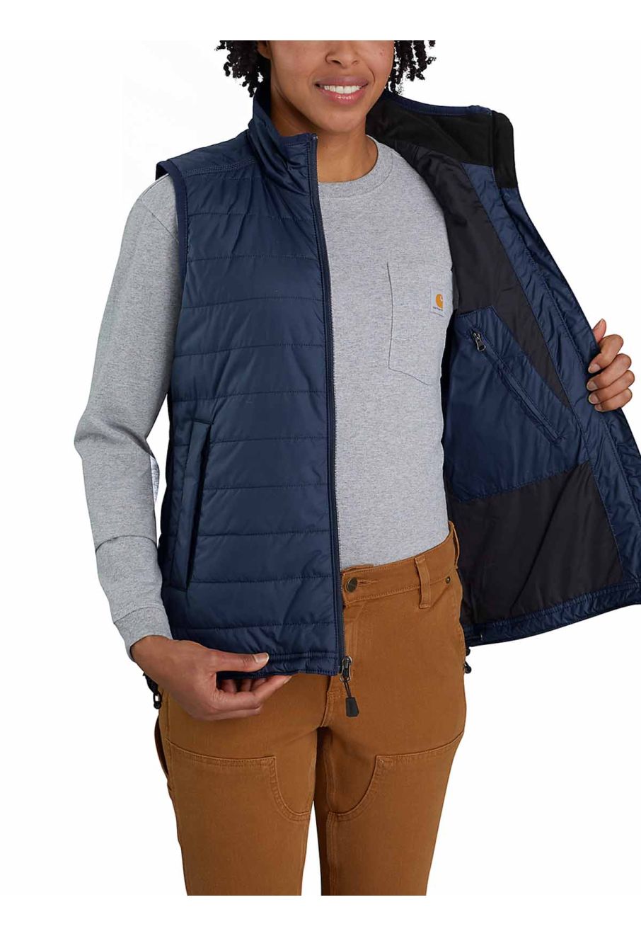 Navy blue carhartt vest sale