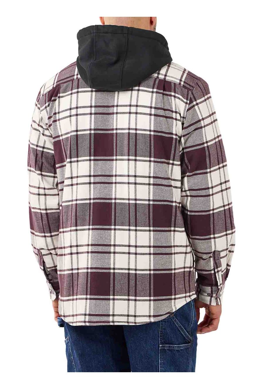 105621 Work Shirt Jacket Flannel Fleece Lined Carhartt Malt W03 105621 Work Shirt Jacket Flannel Fleece Lined Carhartt Malt W03
