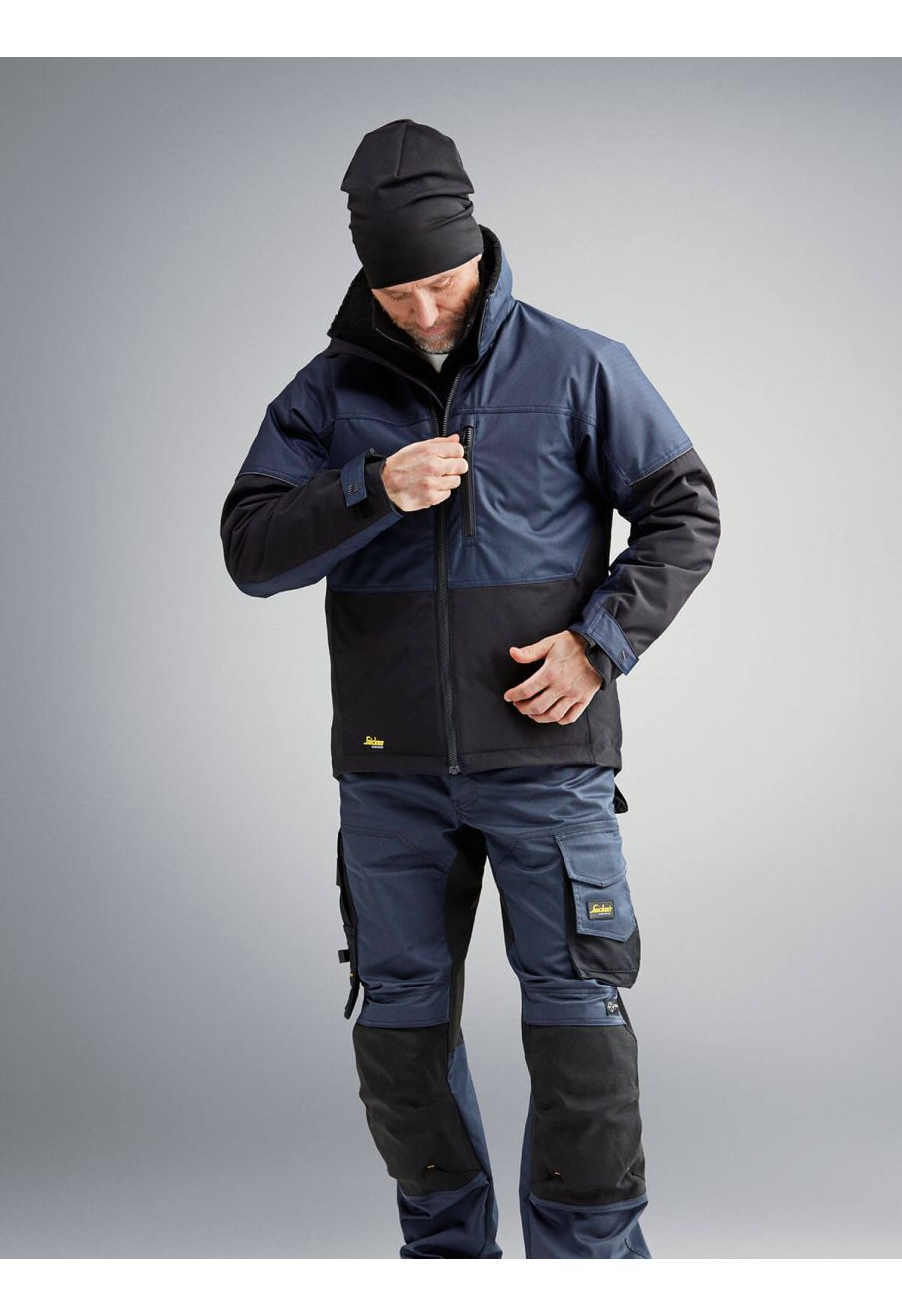 Snickers 1148 AllroundWork Winter Jacket Navy black 9504