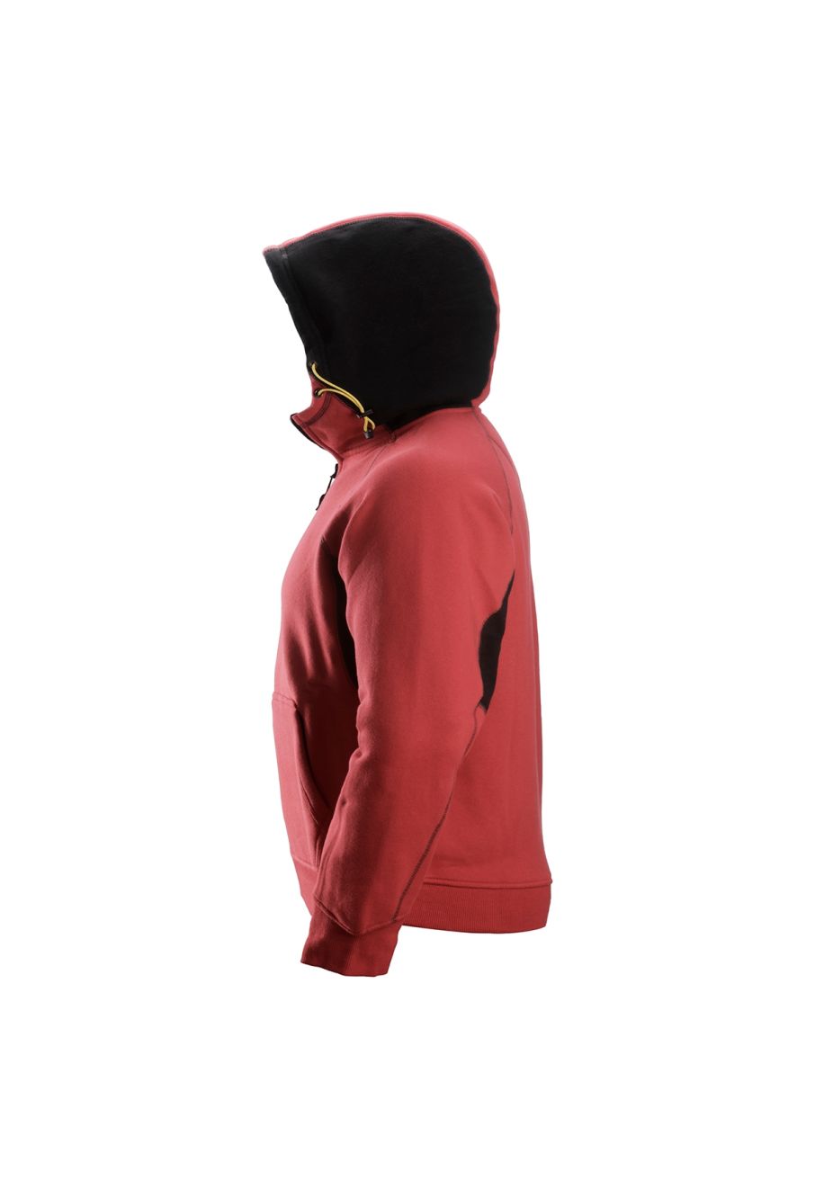 Snickers 2816 Hoodie Zipped Logo - Chili Red